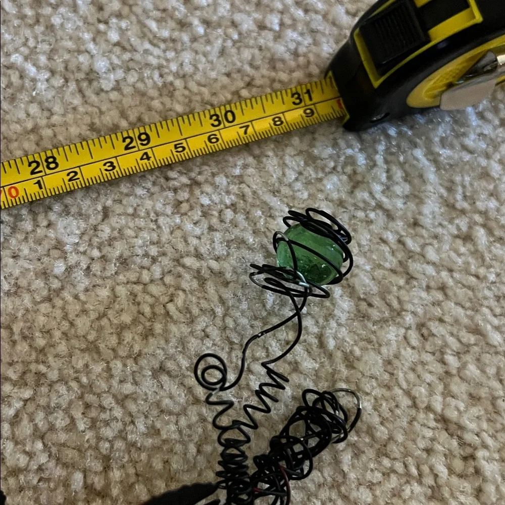 Metal Halloween Pumpkin and Spider Garland -Used- VGC